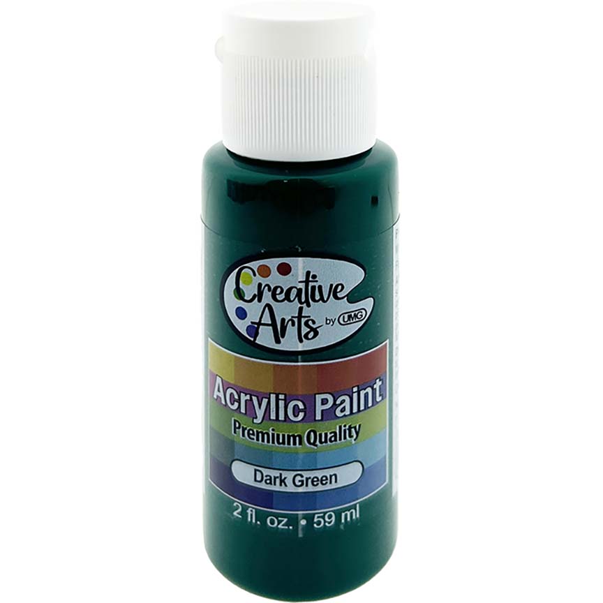 ACRYLIC PAINT DARK GREEN 2FL OZ