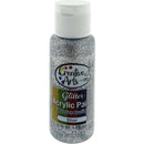 ACRYLIC GLITTER PAINT SILVER 2FL OZ