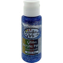 ACRYLIC GLITTER PAINT MIDDLE BLUE 2FL OZ