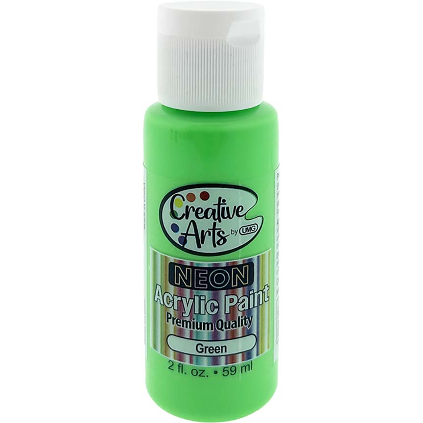 ACRYLIC NEON PAINT GREEN 2FL OZ