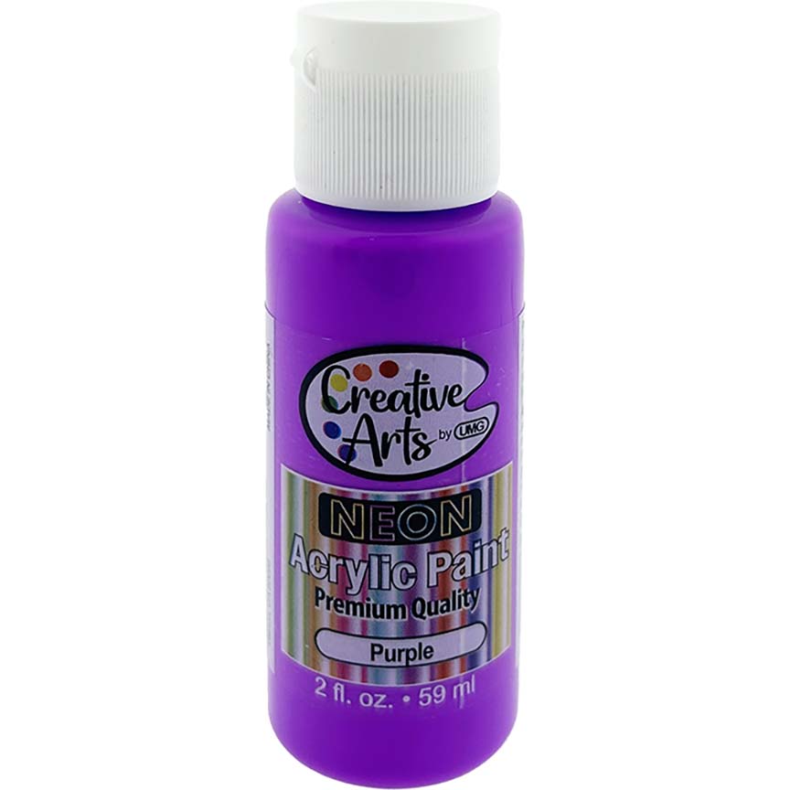 ACRYLIC NEON PAINT PURPLE 2FL OZ