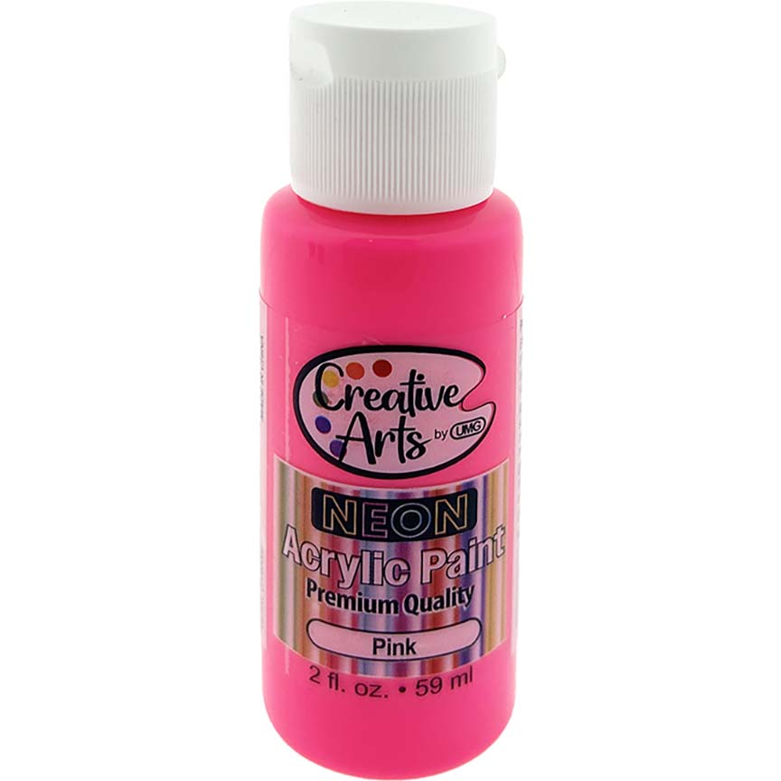 ACRYLIC NEON PAINT PINK 2FL OZ