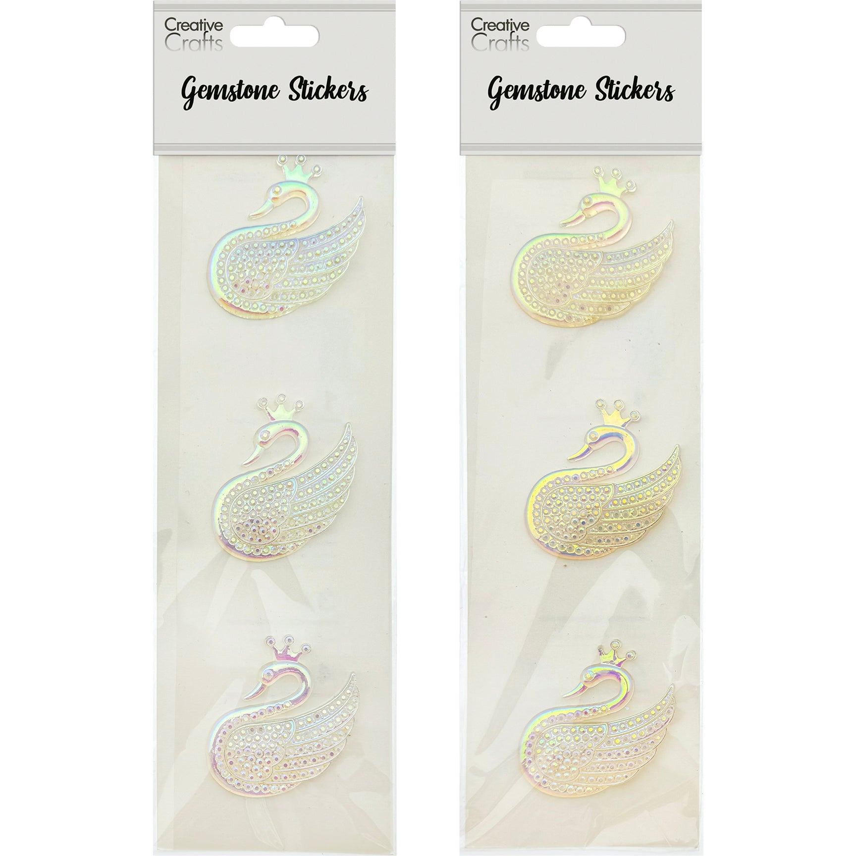 GEM STICKER GOOSE 46MM IRIDESCENT