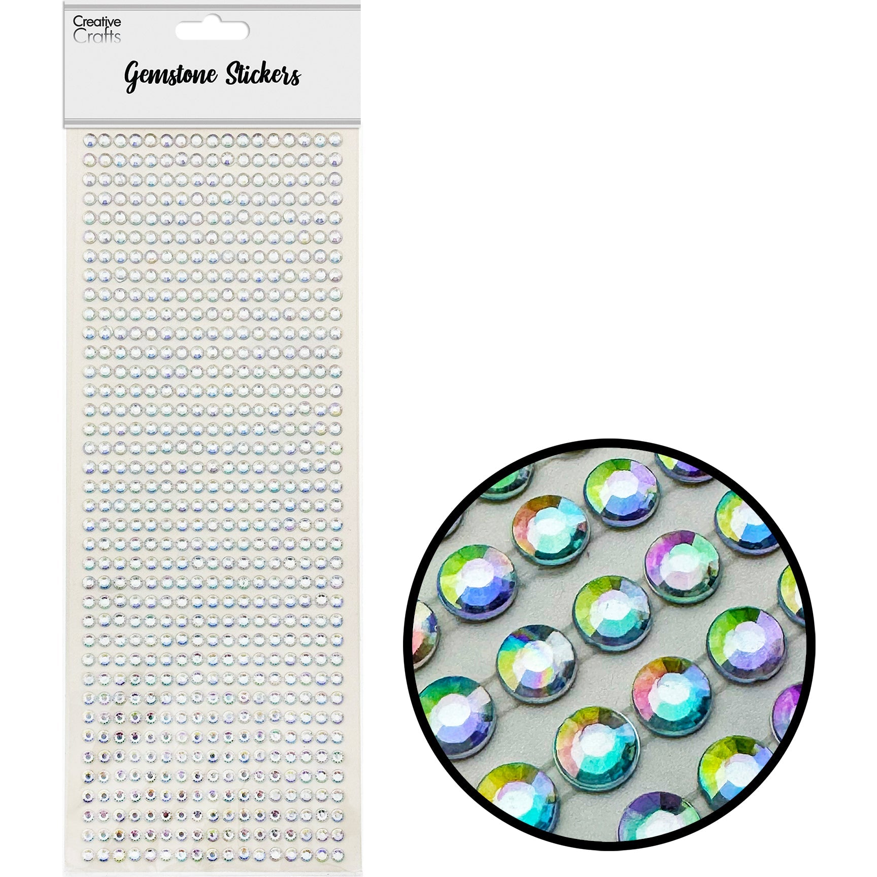 GEM RHINESTONE STICKER 5MM CRYSTAL