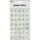 GEM STONE STICKERS 11MM ROUND