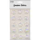 GEM STICKERS 21MM STAR IRIDESCENT