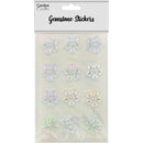 GEM STICKERS FLOWER 24MM MIX COLOR