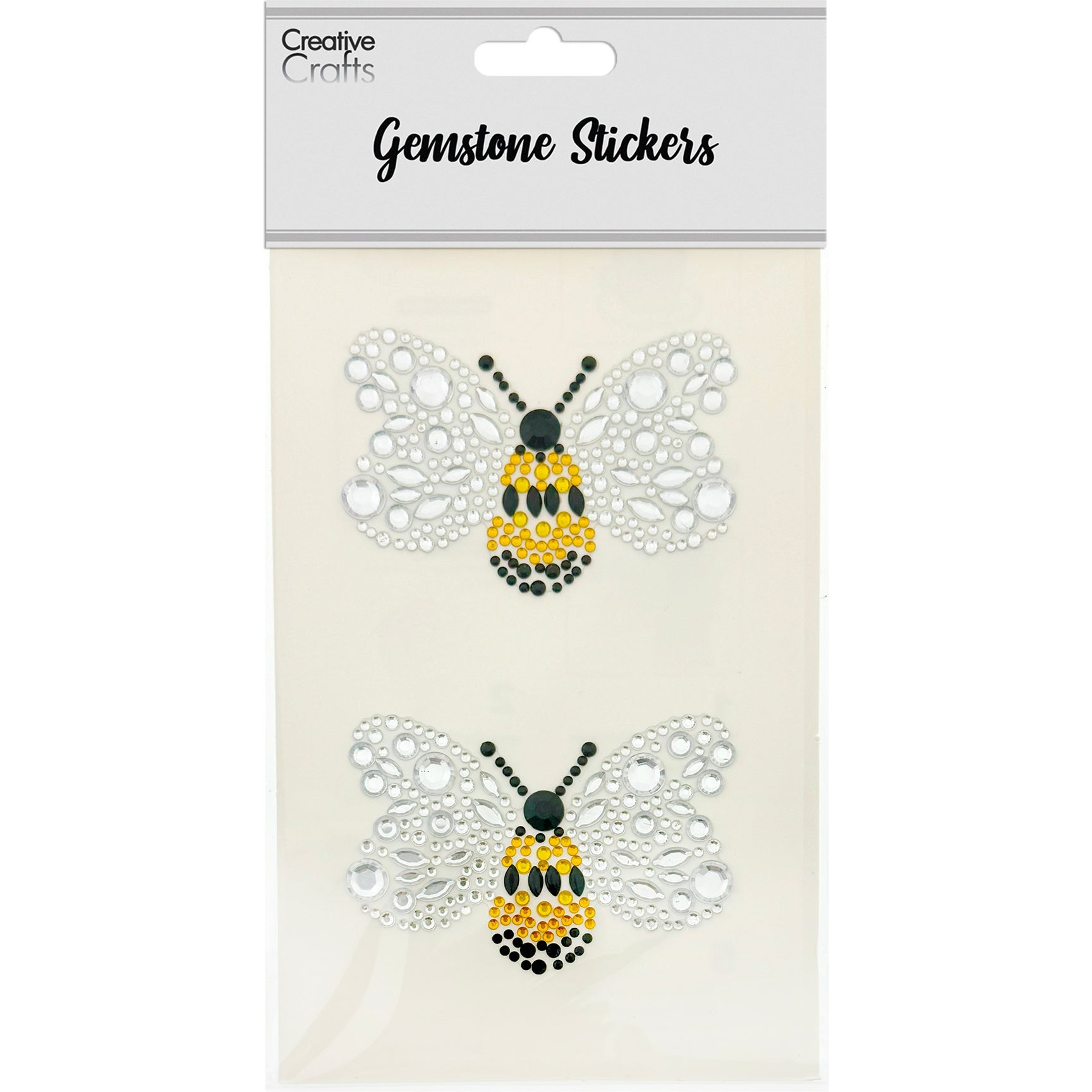 GEM STICKERS BEE PATTERN