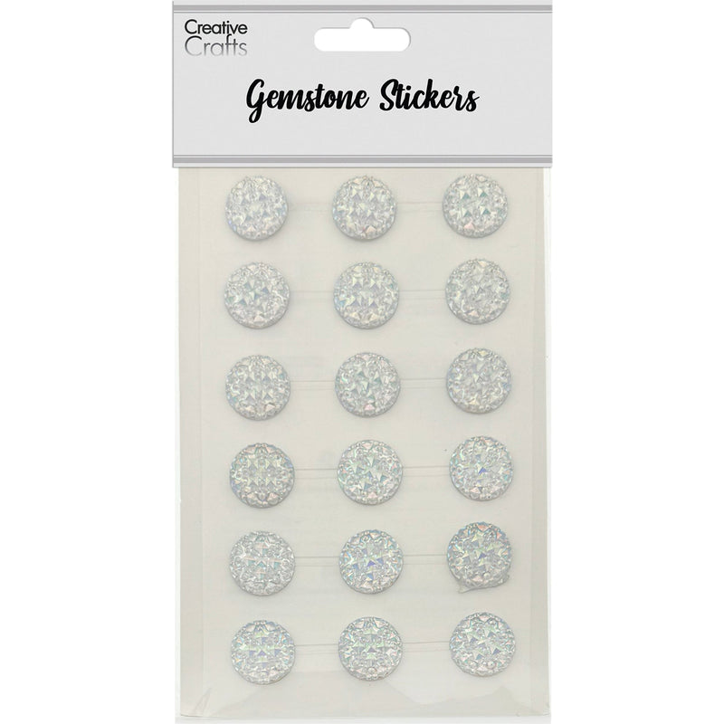 GEM STICKERS CRYSTAL ROUND 18MM