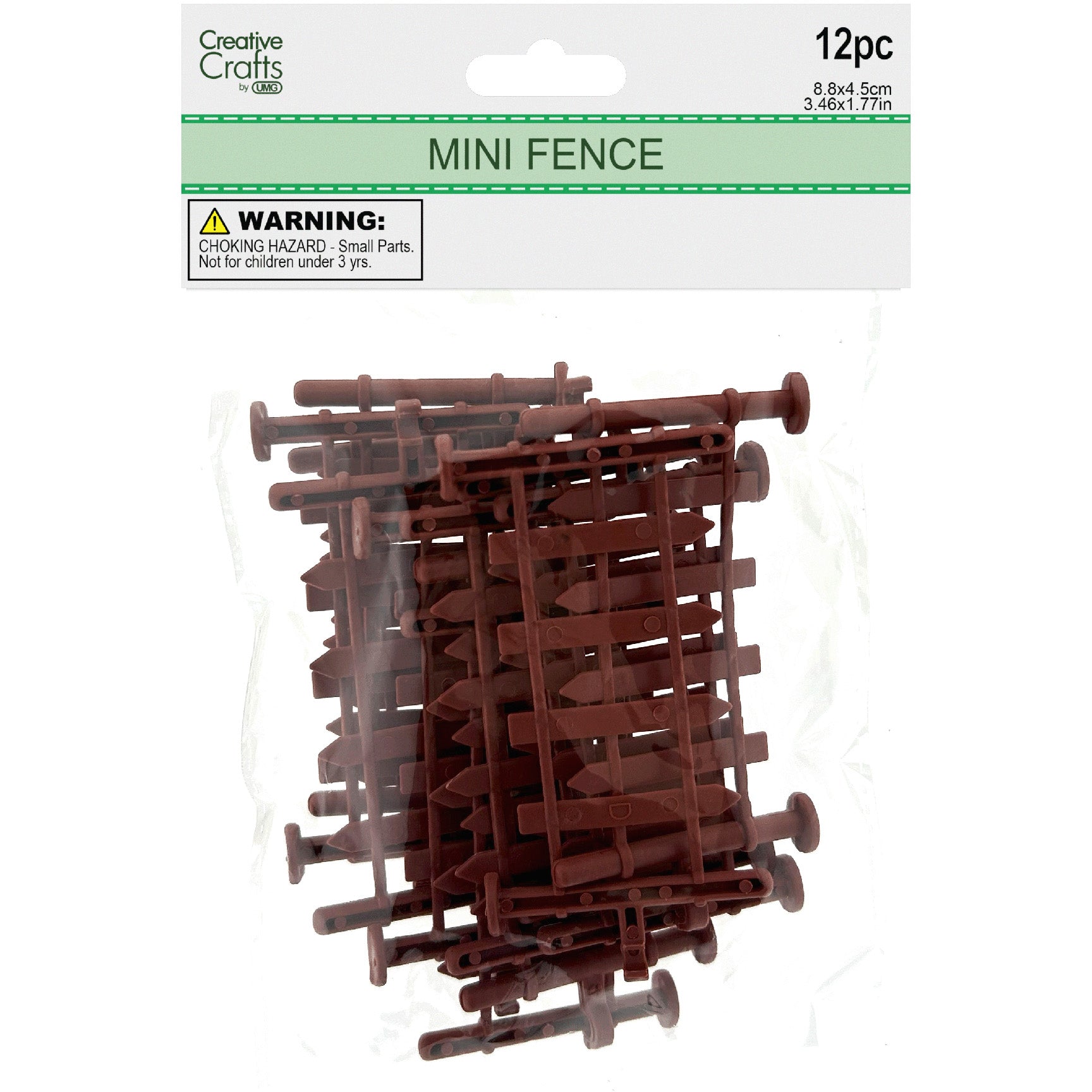 FENCE CRAFT PICKET 8.8*4.5CM 12PC