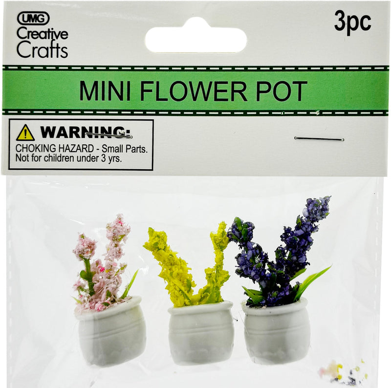 PLANT MINI FLOWER POT 3PC