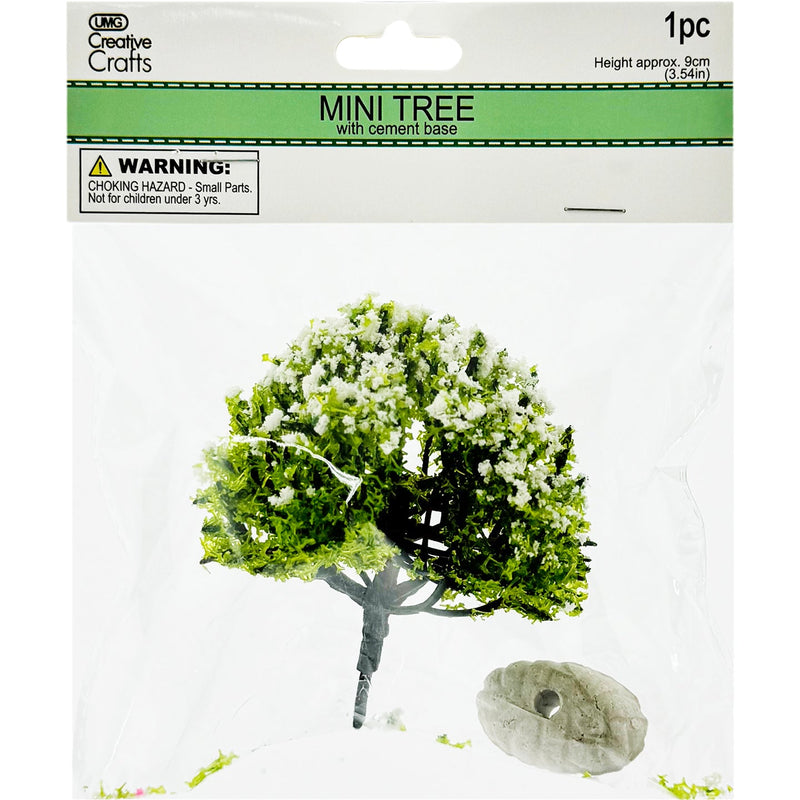 TREE MINI 9 CM 4 FLOWER COL- ASTD