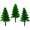 TREE CRAFT MINI PINE 6CM 3 PC SET