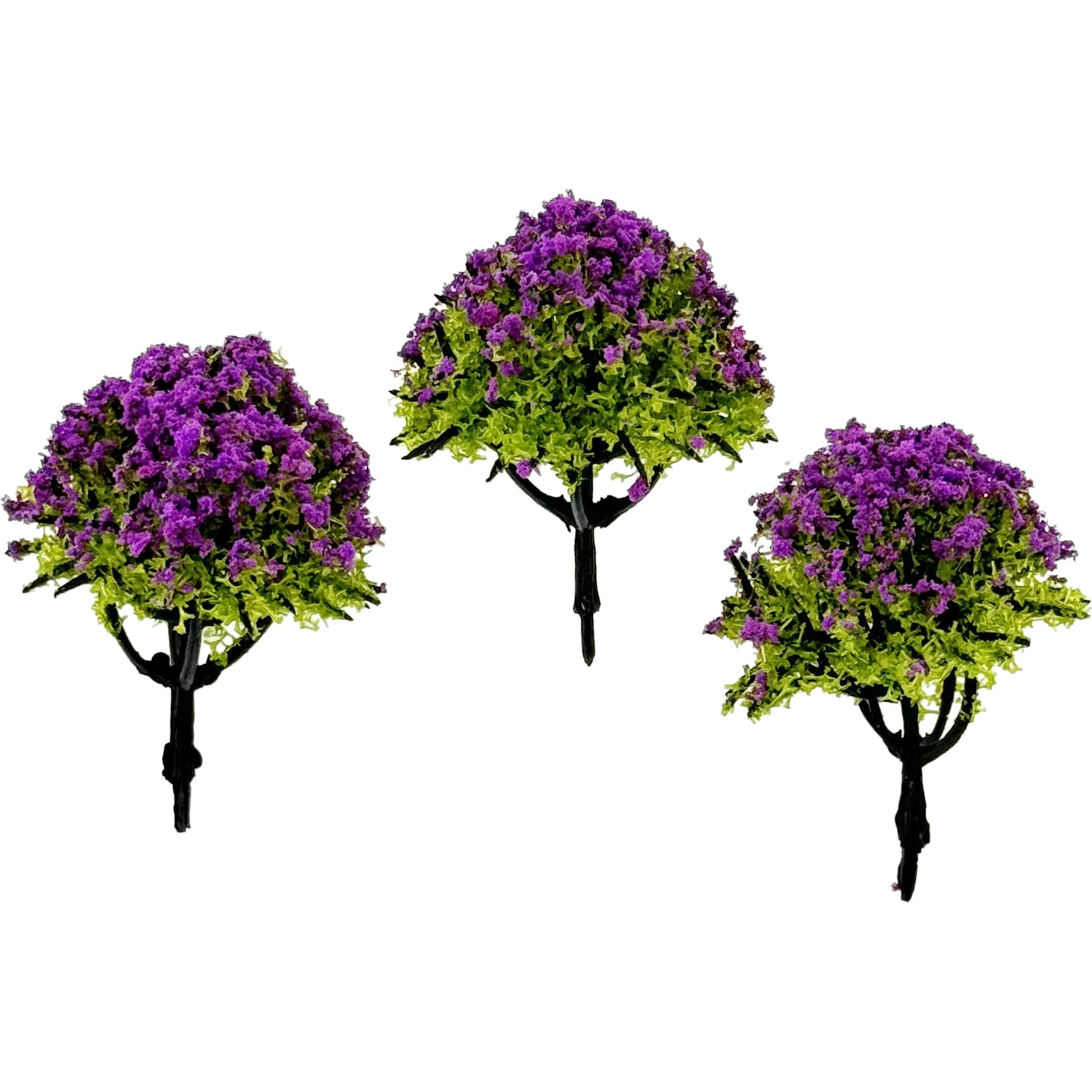 TREE CRAFT MINI PURP FLORAL 6CM 3PC