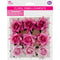 FLORAL EMBELLISHMENTS ROSE 9PC PINK