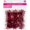 FLORAL EMBELLISHMENTS ROSE 9PC RED