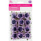 FLORAL EMBELLISHMENTS ROSE 12PC LAVENDER