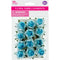 FLORAL EMBELLISHMENTS ROSE 12PC BLUE