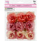 FLORAL EMBELLISHMENTS ROSE 9PC PINK