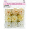 FLORAL EMBELLISHMENTS ROSE 9PC WHITE