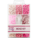 BEAD BOX 9-COMP SAMPLER PINK