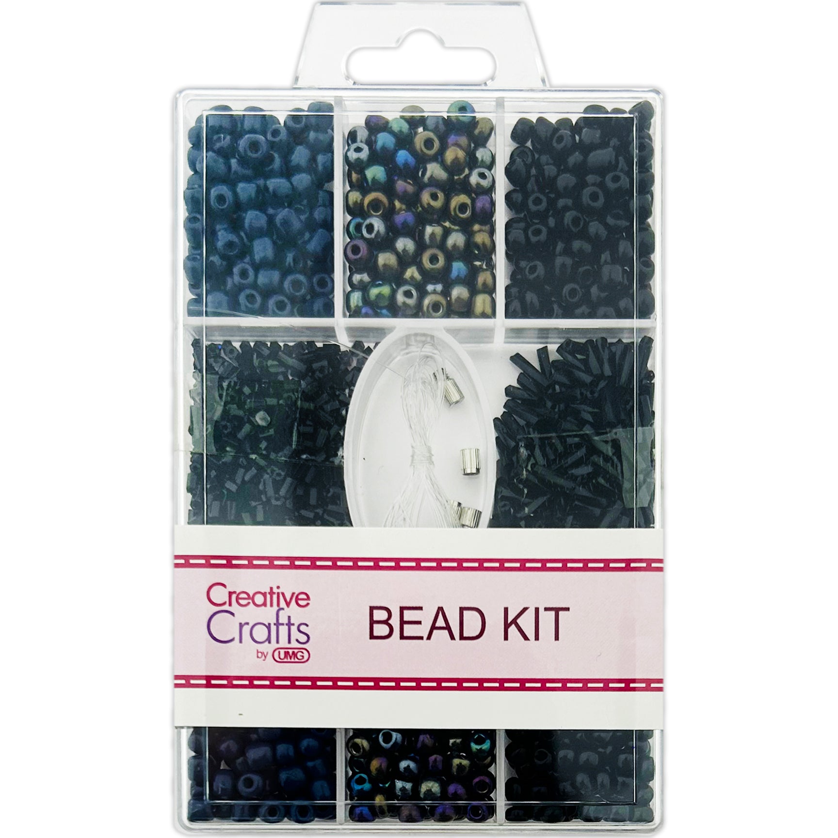 BEAD BOX 9-COMP SAMPLER BLACK