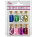 SEQUIN GLITTER STAR BOTTLE 3CM 8PC