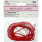 CORD W/ RING CLASPS 18.5" 4PC RED