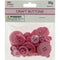 CRAFT BUTTONS ASSORTED LIGHT PINK