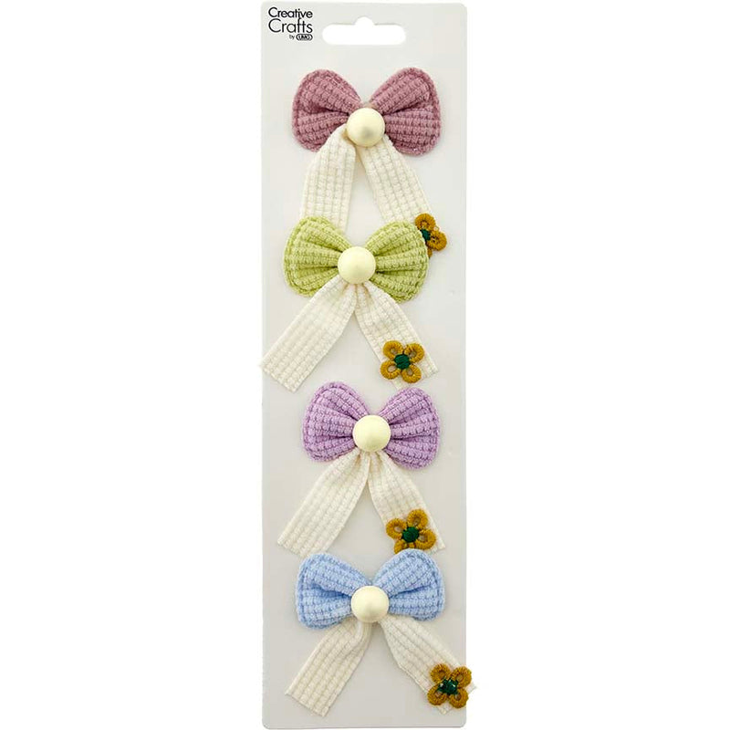 CRAFT BOW RIBBON 4PC MIX COLOR