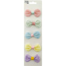 CRAFT BOW TIE 5PC PASTEL MIX COLOR