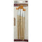 BRUSH SET WOOD HANDLE 6 PCS ANGULAR