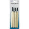 WOOD CARVING SET WOOD HANDLE 4 PCS