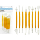 SCULPTING TOOL SET PLASTIC 8 PC ASSSTD