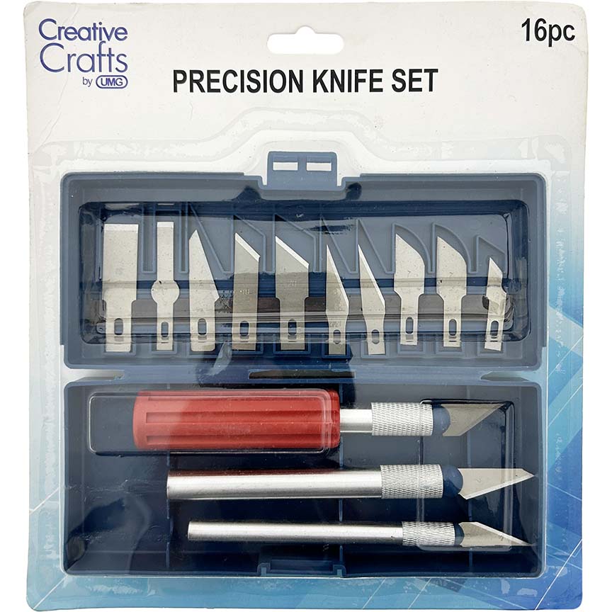 PRECISION HOBBY KNIFE BLADE SET 13 PC ASSTD