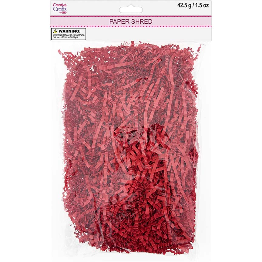 PAPER SHRED 1.5OZ RED