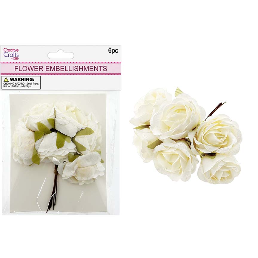 ROSE SPECIAL BUNDLE 6PC IVORY