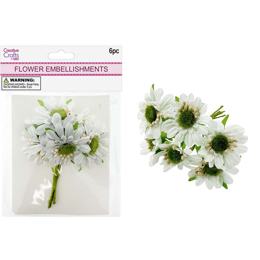 CHRYSANTHEMUM BUNDLE 6PC WHITE