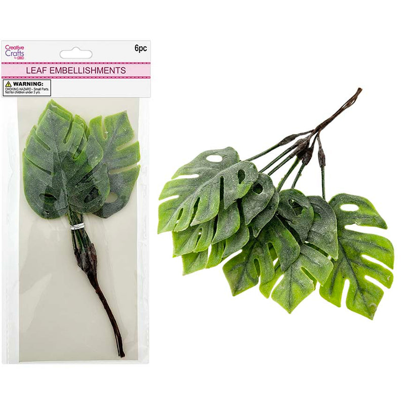 MONSTERA LEAF BUNDLE 6PC