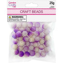 GLOBE MICRO-BEADS 12MM 25G PURPLE