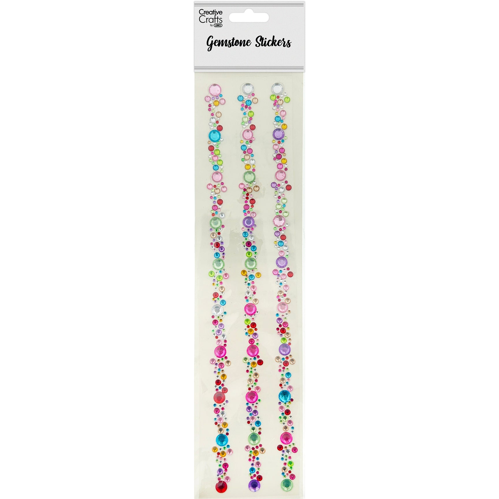 GEM STICKERS BUBBLE STRIP 2-8MM