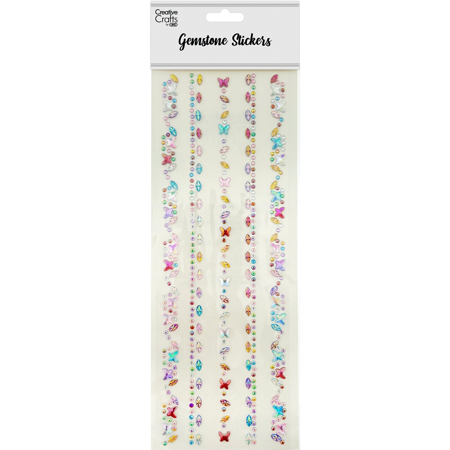 GEM STICKERS BUTTERFLY STRIP 3MM