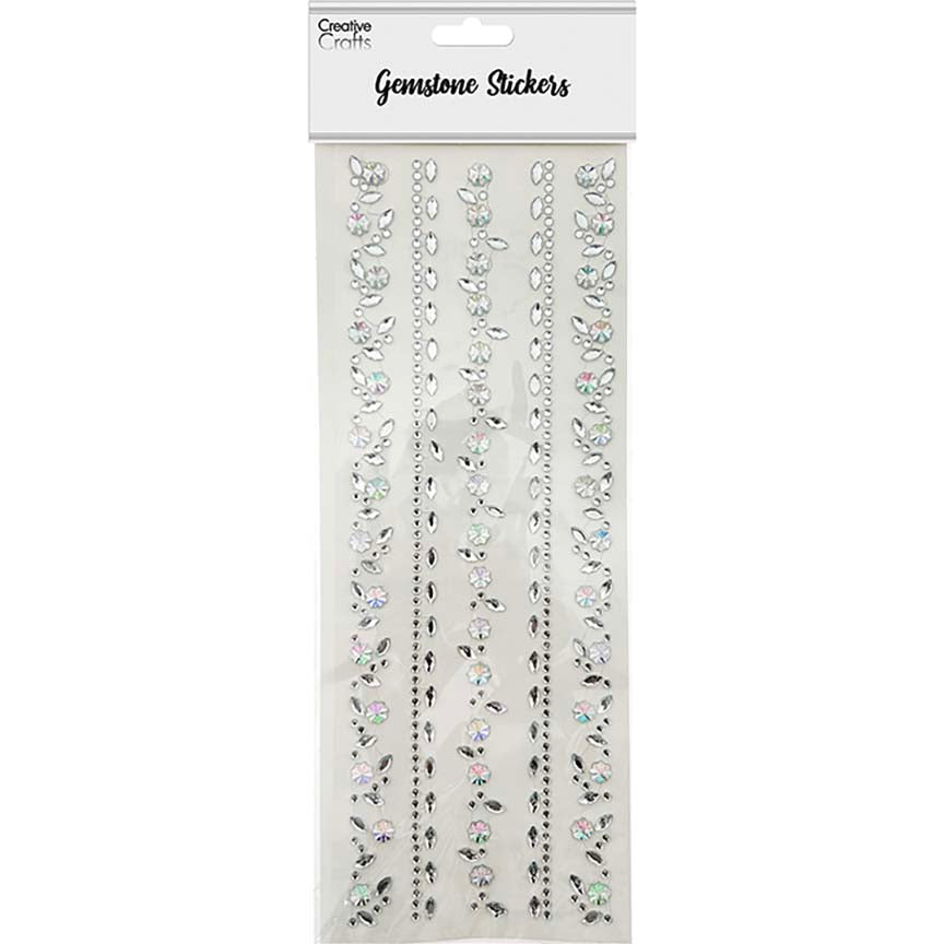 GEM STICKERS EDGE FLOWER STRIP 3MM