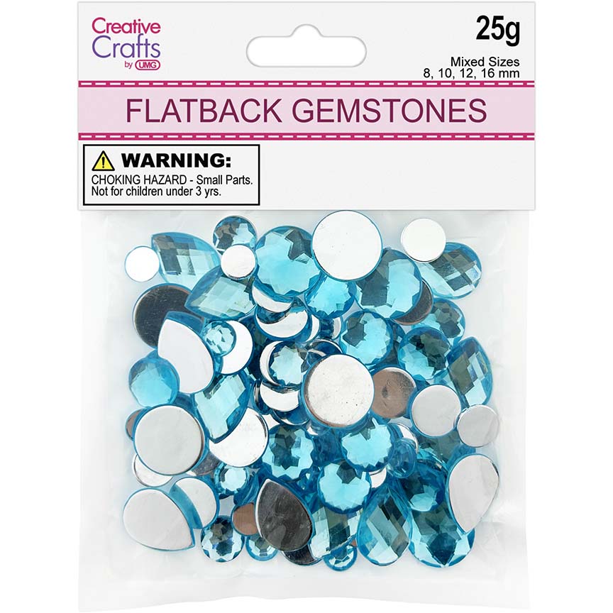 GEMSTONE LIGHT BLUE ASTD SIZES 25G