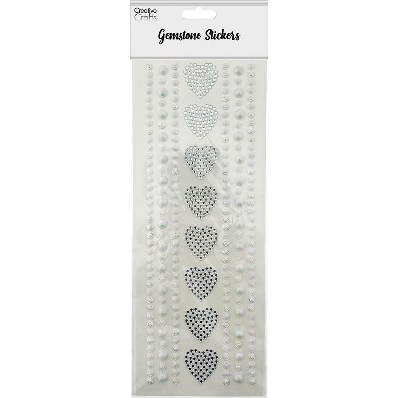 GEM STICKERS HEART SHAPE PATTERN