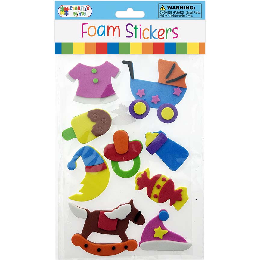FOAM 3D BABY-MIX PEEL & STICK