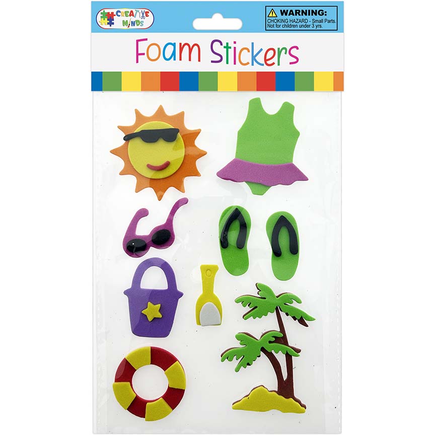 FOAM 3D SUMMER MIX PEEL & STICK