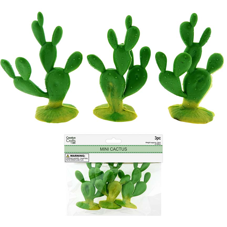 CACTUS MINI 9CM 3PC SET