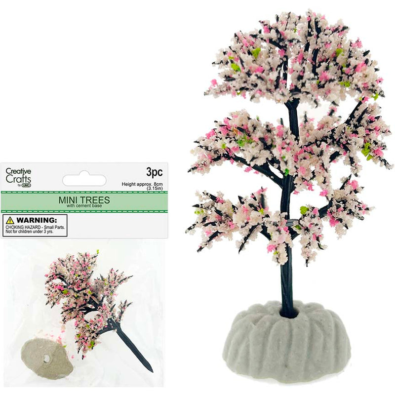 CHERRY BLOSSOM TREE 8CM 1PC WHITE