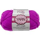 YARN, ACRYLIC (FUCHSIA PINK) 2OZ